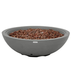 Elementi Plus Rose Bowl 48" Round Concrete Fire Bowl OFG420 - Green Vista Living