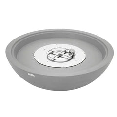 Elementi Plus Rose Bowl 48" Round Concrete Fire Bowl OFG420 - Green Vista Living