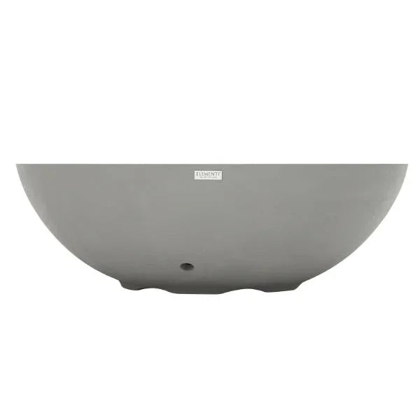 Elementi Plus Rose Bowl 48" Round Concrete Fire Bowl OFG420 - Green Vista Living