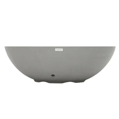 Elementi Plus Rose Bowl 48" Round Concrete Fire Bowl OFG420 - Green Vista Living