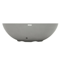 Elementi Plus Rose Bowl 48" Round Concrete Fire Bowl OFG420 - Green Vista Living