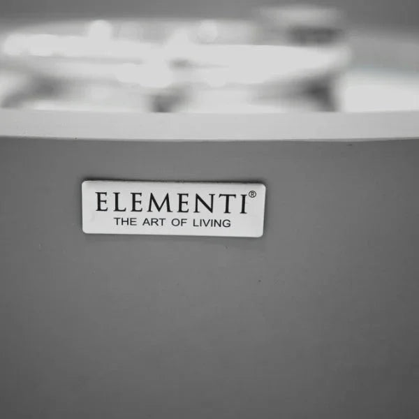 Elementi Plus Rose Bowl 48" Round Concrete Fire Bowl OFG420 - Green Vista Living