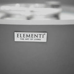 Elementi Plus Rose Bowl 48" Round Concrete Fire Bowl OFG420 - Green Vista Living