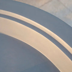 Elementi Plus Rose Bowl 48" Round Concrete Fire Bowl OFG420 - Green Vista Living