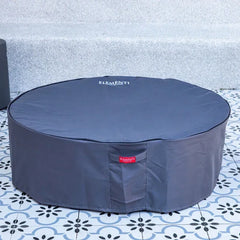 Elementi Plus Rose Bowl 48" Round Concrete Fire Bowl OFG420 - Green Vista Living