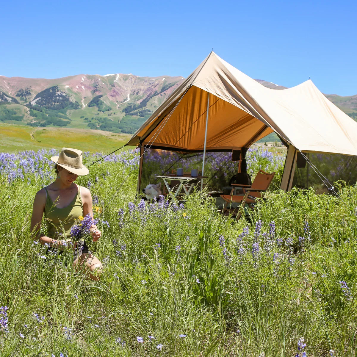Rover Scout Tent 8'x13' - Green Vista Living