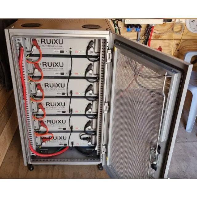 RUIXU Self-Heating RX-LFP48100-H | 19" Rack Mounted 3U Module | UL1973 Certified - Green Vista Living