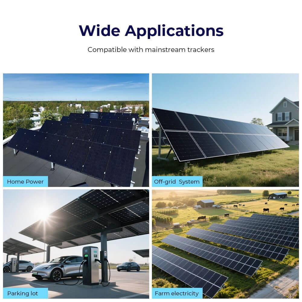 Sungold Power 415W Bifacial PERC Solar Panel | SGP-415-BBS UL61730 CEC Listed - Green Vista Living