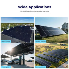 Sungold Power 415W Bifacial PERC Solar Panel | SGP-415-BBS UL61730 CEC Listed - Green Vista Living