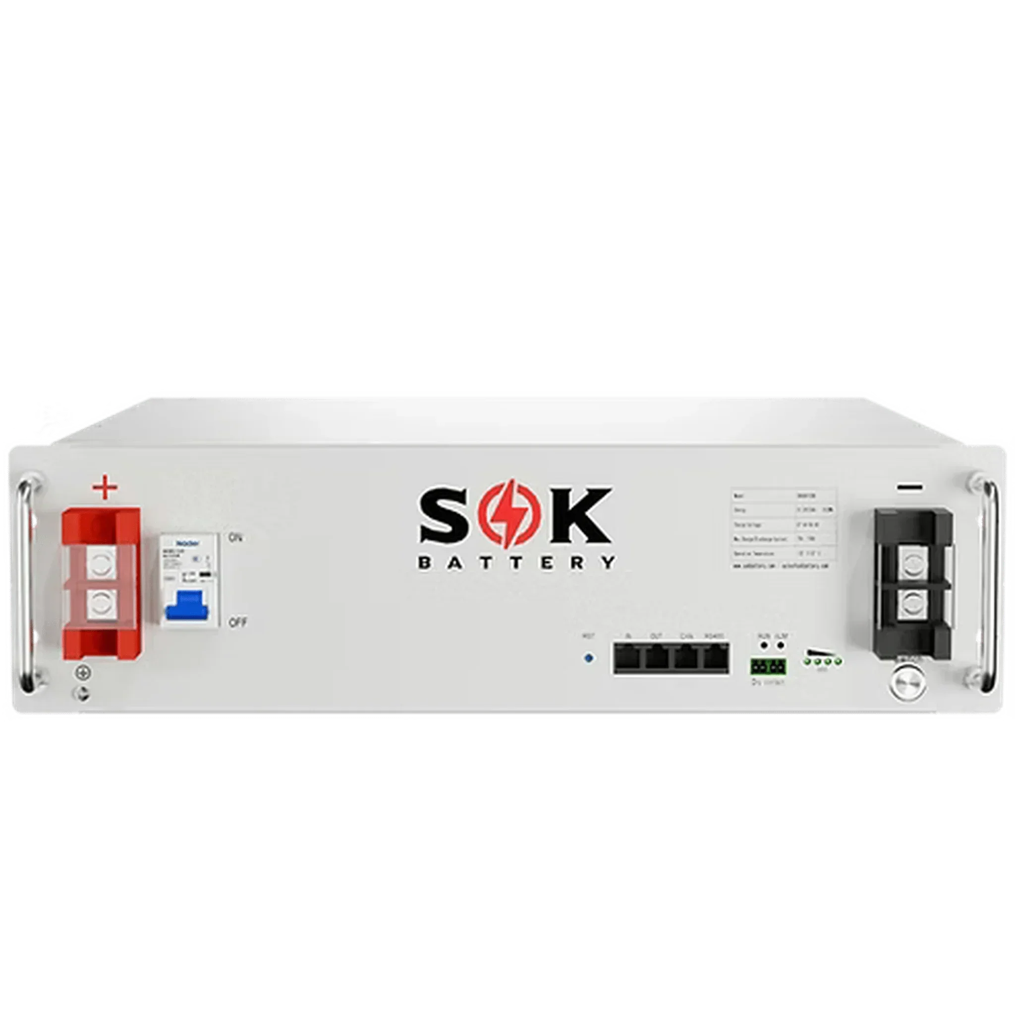 SOK Battery | SK48V100N 48V100Ah Server Rack LiFePO4 Battery - Green Vista Living