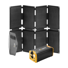 BougeRV 100W N-Type Fiberglass Foldable Portable Solar Panel