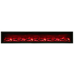 Amantii 88 Inch Symmetry 3.0 Built-in Modern Linear Outdoor Electric Fireplace