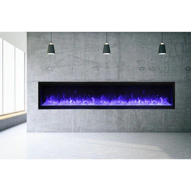Amantii Symmetry SYM-100-XT Built in Smart Extra Tall Outdoor Electric Fireplace - Green Vista Living
