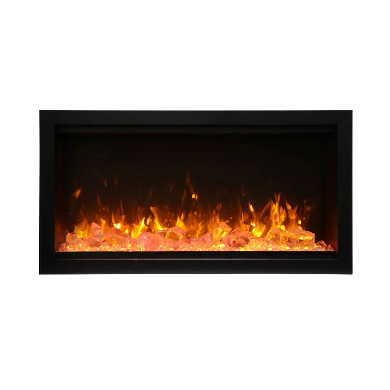 Amantii Symmetry SYM-50-XT Built in Smart Extra Tall Outdoor Electric Fireplace - Green Vista Living