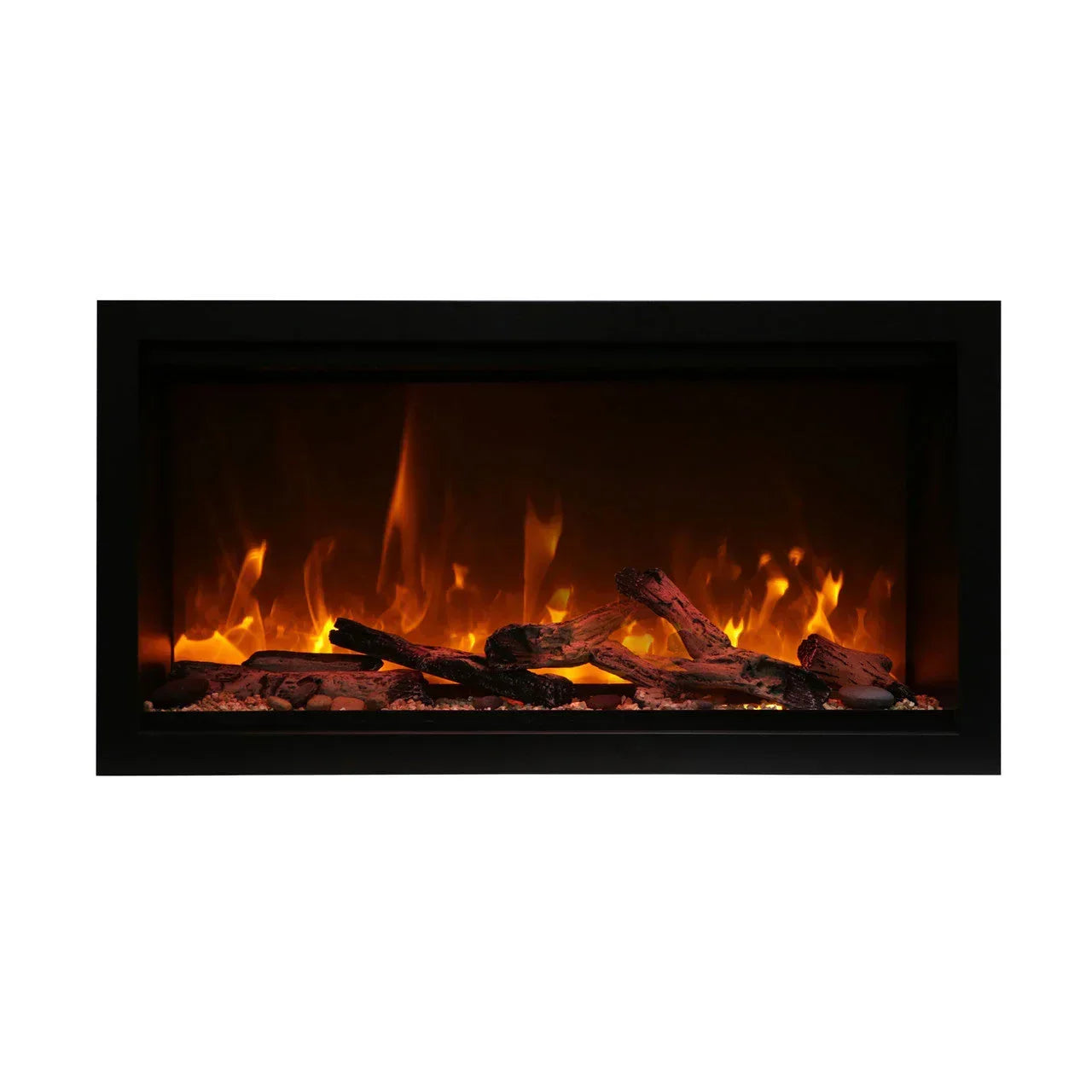 Amantii Symmetry SYM-60-XT Built in Smart Extra Tall Outdoor Electric Fireplace - Green Vista Living