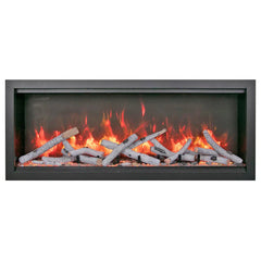 Amantii Symmetry Bespoke 74 Inch Extra Tall Indoor/Outdoor Electric Fireplace - Green Vista Living