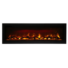 Amantii 88 Inch Symmetry 3.0 Built-in Modern Linear Outdoor Electric Fireplace - Green Vista Living