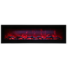 Amantii 88 Inch Symmetry 3.0 Built-in Modern Linear Outdoor Electric Fireplace