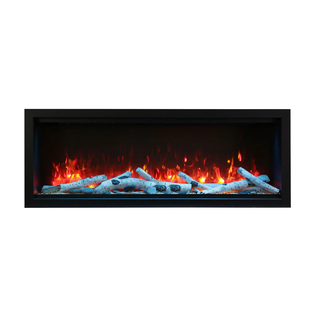 Amantii Symmetry SYM-50-XT Built in Smart Extra Tall Outdoor Electric Fireplace - Green Vista Living