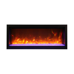 Amantii Symmetry SYM-42-XT Built in Smart Extra Tall Outdoor Electric Fireplace - Green Vista Living