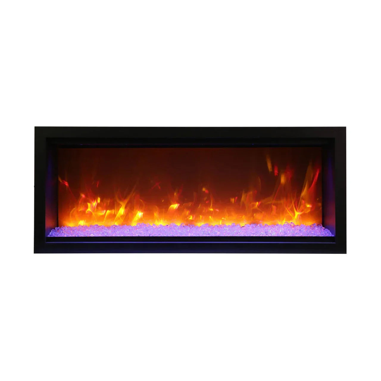 Amantii Symmetry SYM-60-XT Built in Smart Extra Tall Outdoor Electric Fireplace - Green Vista Living