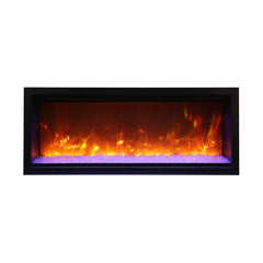 Amantii Symmetry SYM-34-XT Built in Smart Extra Tall Outdoor Electric Fireplace - Green Vista Living