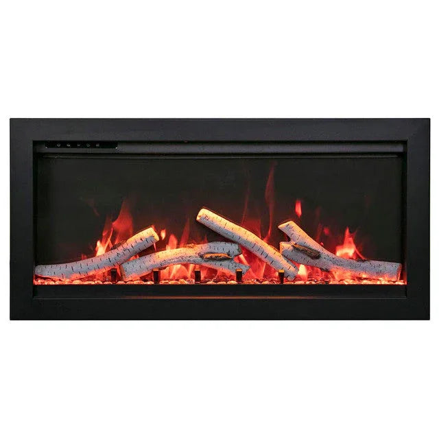 Amantii Symmetry Bespoke 60 Inch Indoor or Outdoor Built-In Electric Fireplace - Green Vista Living