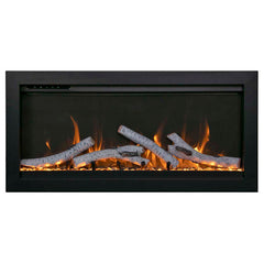 Amantii Symmetry Bespoke 60 Inch Indoor or Outdoor Built-In Electric Fireplace