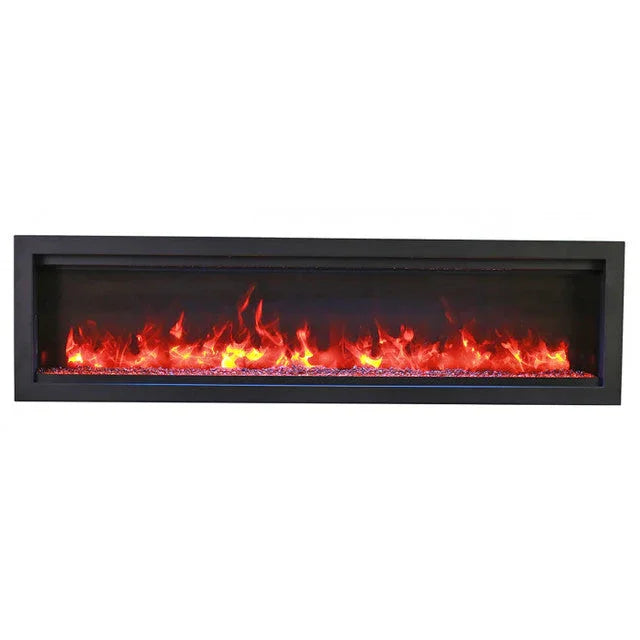 Amantii Symmetry Bespoke 60 Inch Indoor or Outdoor Built-In Electric Fireplace - Green Vista Living