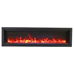 Amantii Symmetry Bespoke 50 Inch Indoor or Outdoor Built-In Electric Fireplace - Green Vista Living
