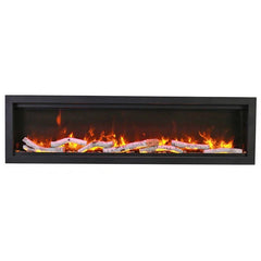 Amantii Symmetry Bespoke 50 Inch Indoor or Outdoor Built-In Electric Fireplace - Green Vista Living
