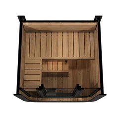 SaunaLife Model CL3G Cube-Series Outdoor Home Sauna Kit | 2 Persons - Green Vista Living