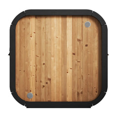 SaunaLife Model CL4G Cube-Series Outdoor Sauna | 3 Persons - Green Vista Living