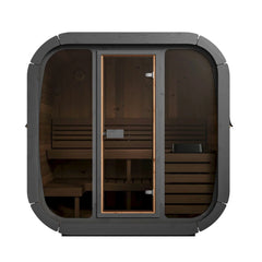 SaunaLife Model CL5G Cube-Series Outdoor Sauna | 4 Persons - Green Vista Living