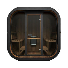 SaunaLife Model CL7G Cube-Series Outdoor Sauna | 6 Persons - Green Vista Living