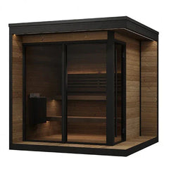 SaunaLife Model GL6 Outdoor Sauna Kit | 6 Persons - Green Vista Living