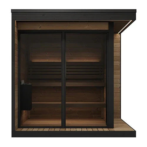 SaunaLife Model GL6 Outdoor Sauna Kit | 6 Persons - Green Vista Living