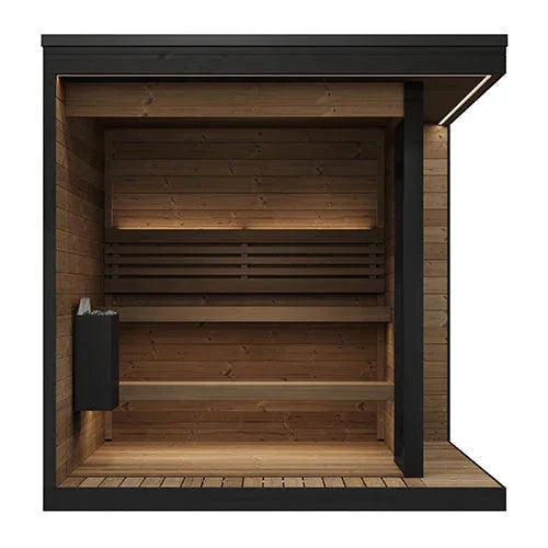 SaunaLife Model GL6 Outdoor Sauna Kit | 6 Persons - Green Vista Living