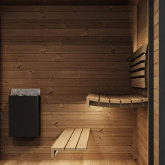 SaunaLife Model GL6 Outdoor Sauna Kit | 6 Persons - Green Vista Living