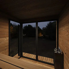 SaunaLife Model GL6 Outdoor Sauna Kit | 6 Persons - Green Vista Living