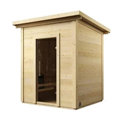 SaunaLife Model G2 Outdoor Home Sauna Kit | 4 Persons - Green Vista Living
