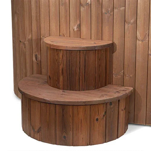 SaunaLife 2-Person Thermo-Pine Cold/Hot Plunge Tub w/ Water Chiller/Heater | Model S2N - Green Vista Living