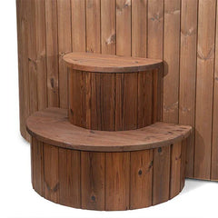SaunaLife 2-Person Thermo-Pine Cold/Hot Plunge Tub w/ Water Chiller/Heater | Model S2N - Green Vista Living