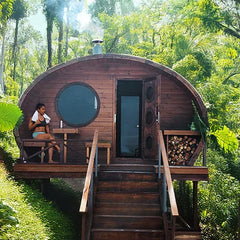 SaunaLife Model G11 Outdoor Sauna | 8 Persons