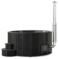 SaunaLife Model S6B 7-Person Wood-Fired Hot Tub | Soak Series - Green Vista Living
