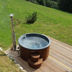 SaunaLife Model S4N Wood-Fired Hot Tub - Green Vista Living