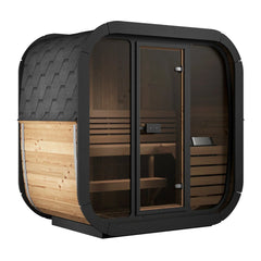 SaunaLife Model CL4G Cube-Series Outdoor Sauna | 3 Persons - Green Vista Living