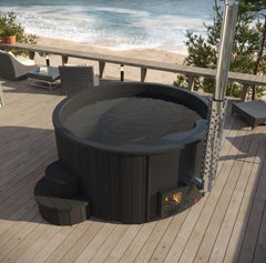 SaunaLife Model S4B Wood-Fired Hot Tub - Green Vista Living