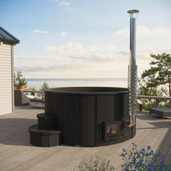 SaunaLife Model S4B Wood-Fired Hot Tub - Green Vista Living