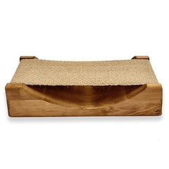 SaunaLife SaunaGear Headrest 1 Wooden Sauna Headrest w/Cloth Neck Support